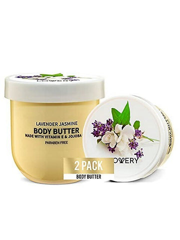 Lavender Jasmine Whipped Body Butter, 2 Piece