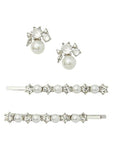 Faux Pearl Earring & Bobby Pin Set