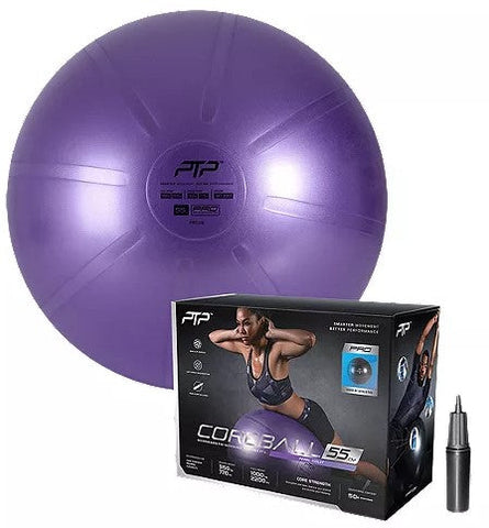PTP CoreBall Gym Ball - 55 cm/Pearl Violet